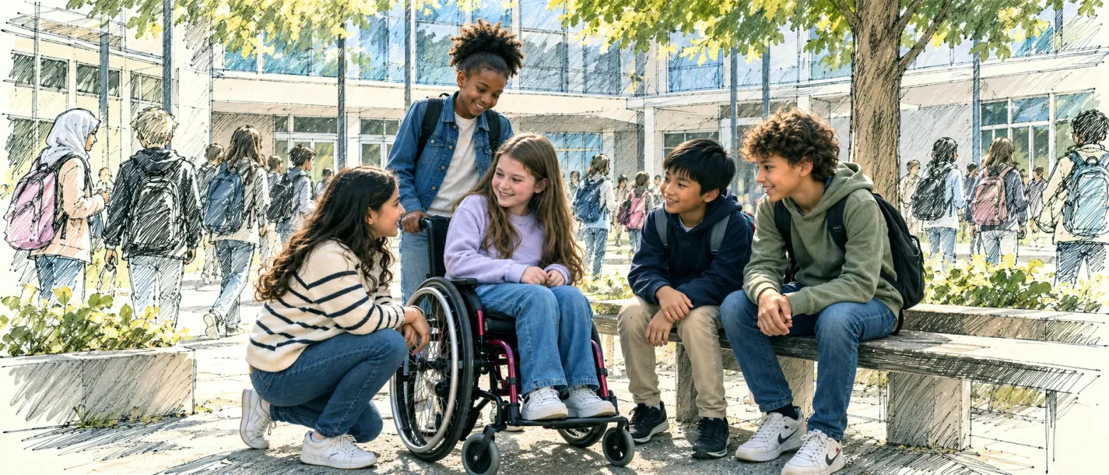 Grupo de jóvenes en una actividad al aire libre
